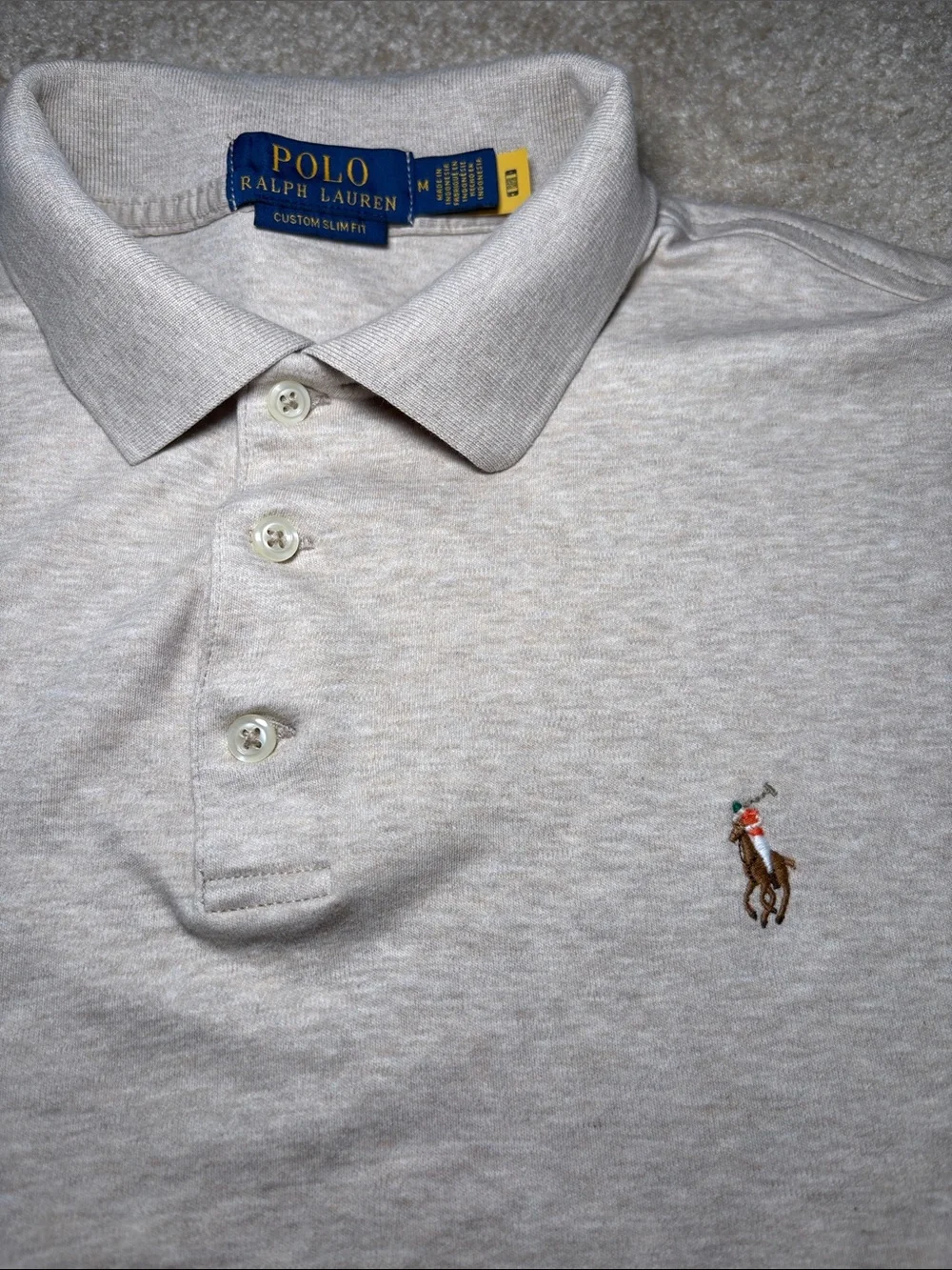 Soft Cotton Polo Shirt Custom Slim Fit